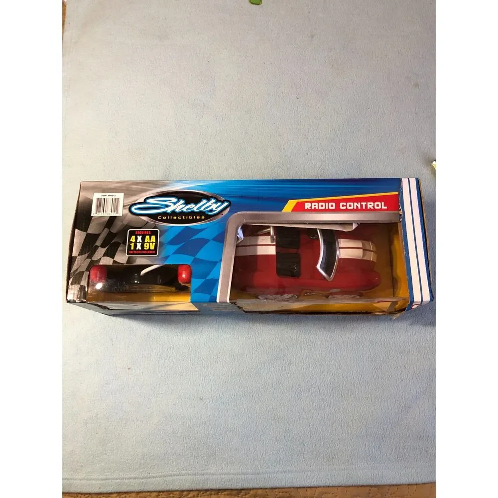 Shelby Collectible 1965 Cobra 427 S/C Radio Control RC Stunt Car Wheelie Red New